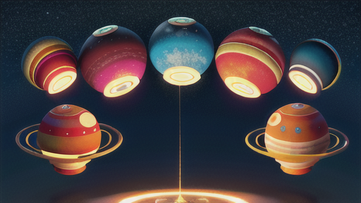 他の惑星の戻りのホロスコープ