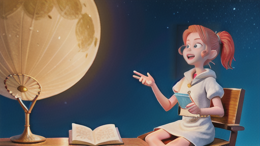 上弦の月から満月へ