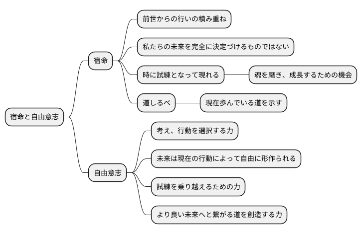 カルマと自由意志