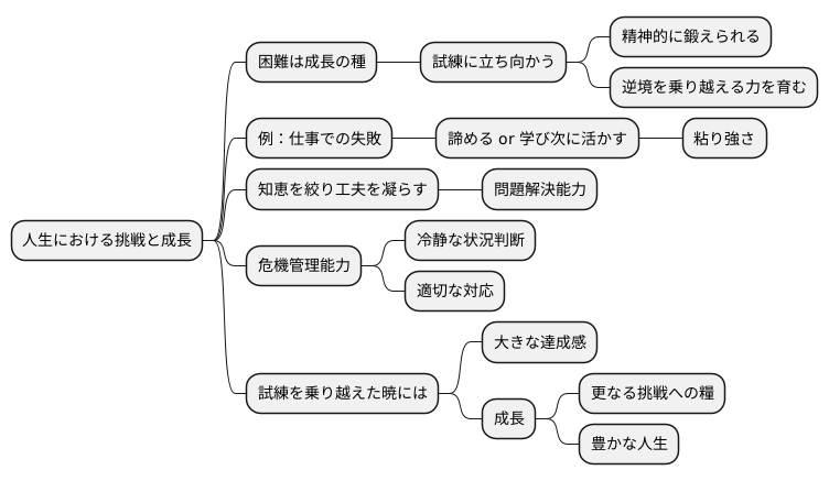 挑戦と成長